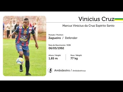 Lances  do Vinicius Cruz zagueiro/volante/lateral 92