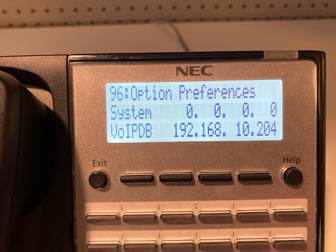 NEC SL2100 IP Address