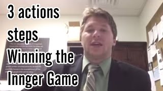 WINNING The INNER GAME of Real Estate Sales! - 3 action steps - Colton Lindsay