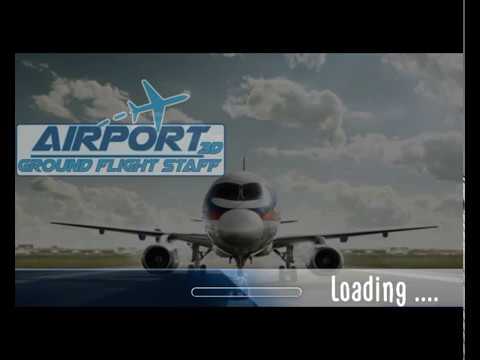 Airport Ground Flight Staff 3D Video