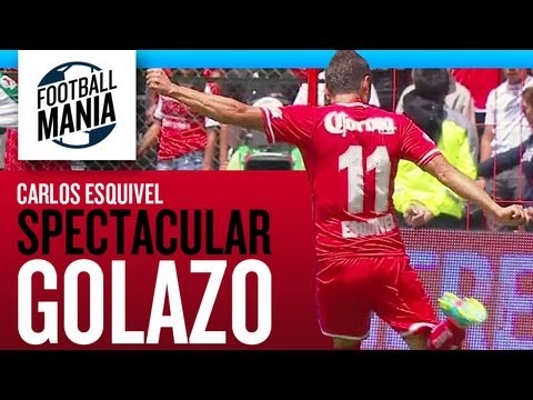 Carlos Esquivel: Spectacular Golazo (Toluca 2 x 2 Santos Laguna) - 2013 Apertura - Round 5