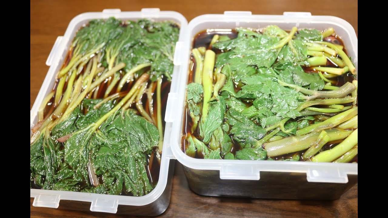 머위장아찌 & 방풍나물장아찌 비법 황금비율로 정말 맛있게 만들기 심방골주부표 봄나물장아찌