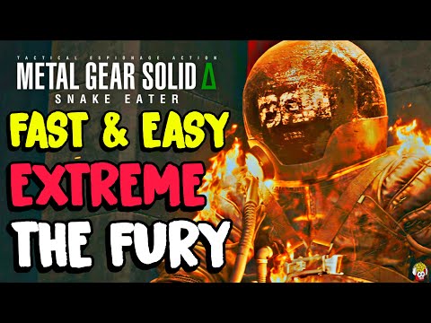 How to Beat The Fury FAST & EASY | MGS Delta Extreme (Non-Lethal Guide)