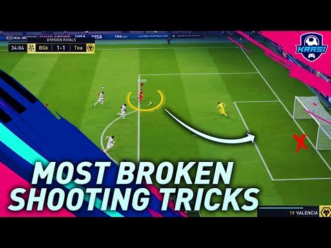 FIFA 19 MOST OP BROKEN SHOOTING TRICKS TUTORIAL! GAME CHANGING SHOTS TO SCORE GOALS EVERY TIME