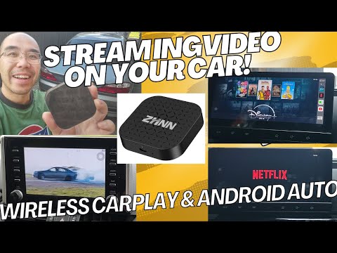 Watch Netflix Youtube Prime Video streaming! ZHNN discount code Wireless carplay android auto review