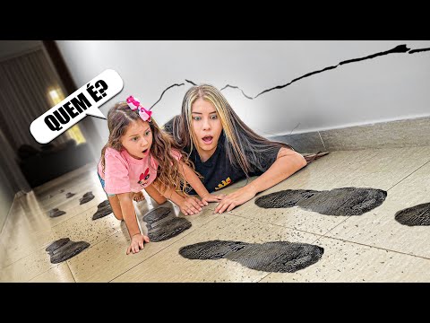WE FOUND STRANGE FOOTPRINTS INSIDE OUR HOUSE!!