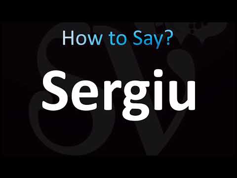 How to Pronounce Sergiu (CORRECTLY!)