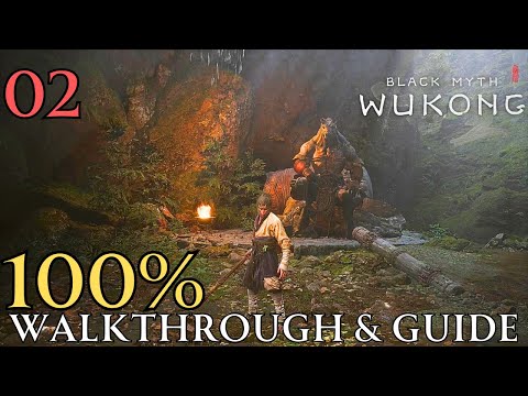 Black Myth Wukong 100% part 2 : Chapter 1 Bamboo Grove Walkthrough & Guide