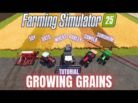 GROWING GRAINS - TUTORIAL - Farming Simulator 25