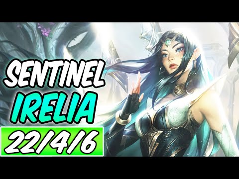 SENTINEL IRELIA FULL AD TOP GAMEPLAY | Build & Runes | League of Legends