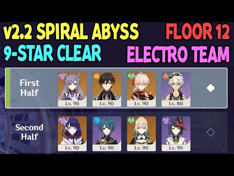 This Floor 12 is Kinda Boring ~ Spiral Abyss 2.2 Full Run 9 Star Clear [Genshin Impact]