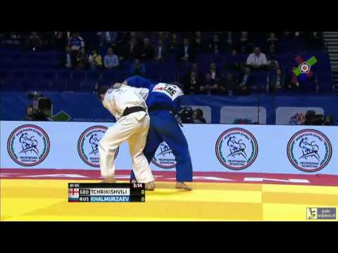 Judo 2016 European Championships Kazan: Tchrikishvili (GEO) - Khalmurzaev (RUS) [-81kg] final
