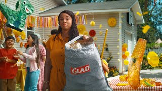 Glad Table Smash I New Glad ForceFlex Max Strength