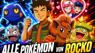     Alle Pokémon von Rocko erklärt! 🪨🔥 | Von Kanto bis heute