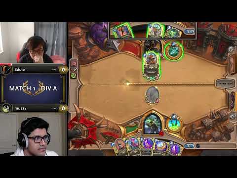 Eddie vs muzzy - Division A - Hearthstone Grandmasters Americas 2020 Season 2 - Week 5