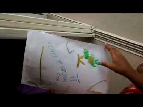 Malavika 2017 vegetables and fruits thoughts