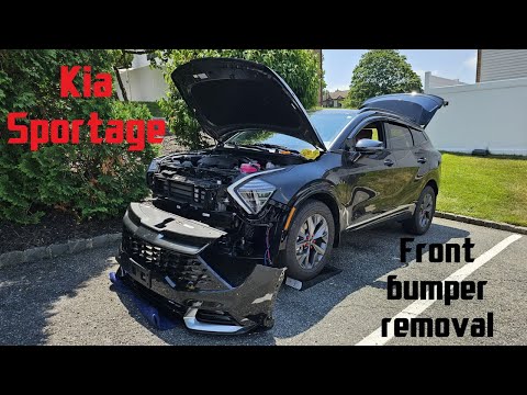 Kia Sportage - HOW TO - Front Bumper Removal