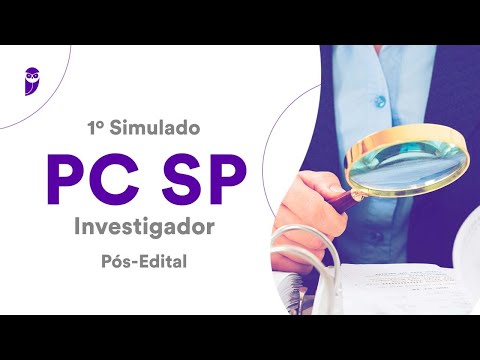 1º Simulado PC SP – Investigador – Pós-Edital – Correção