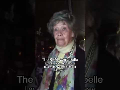 Lorraine Warren Reveals the Truth About the Real Annabelle #scary