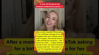 Lindsay Lohan’s Heartwarming Birthday Surprise 💕
