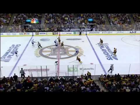 Cody Franson slapshot goal 2-1 May 13 2013 Toronto Maple Leafs vs Boston Bruins NHL Hockey