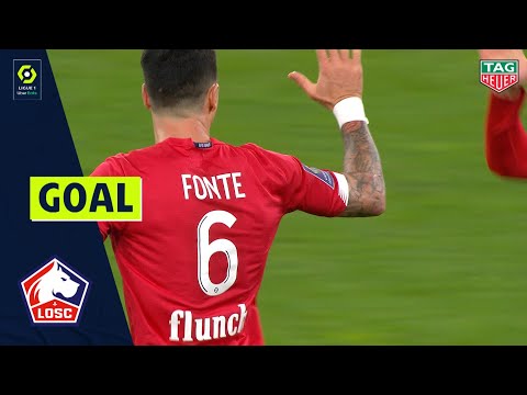 Goal José FONTE (87' - LOSC LILLE) LOSC LILLE - RC STRASBOURG ALSACE (1-1) 20/21