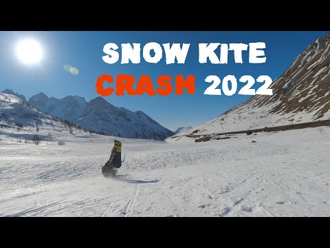 SNOW KITE CRASH 2022
