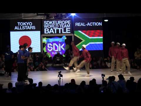 SDK EUROPE 2013 WORLD TEAM BATTLE FINAL-TOKYO ALLSTARS (JAPAN) vs. REAL ACTION (SOUTH AFRICA)