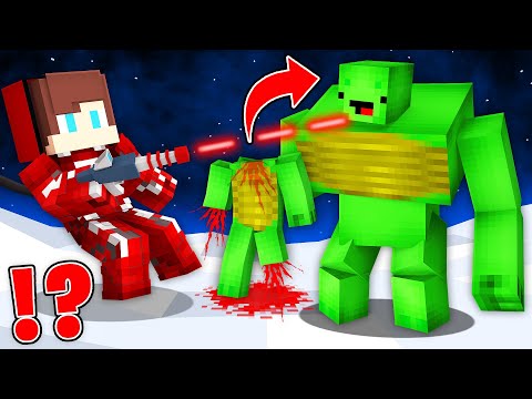 JJ becames an astronaut to rescue Mikey in Minecraft!