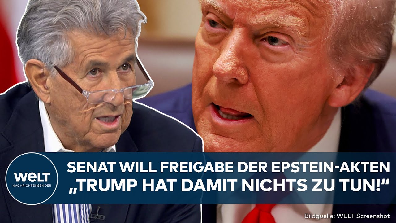 USA: Senat will Akten-Freigabe! "Trump nicht Hauptfigur im Epstein-Komplex"
