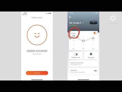EQ in the app? JBL Charge 5 firmware upgrade.