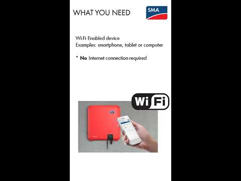 Hoe maakt u verbinding via wifi met het Smart Screen van uw SMA omvormer?