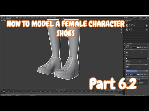 [Blender 2.83] How to model a stylized female character - SHOES [Tutorial | Part 6.2]