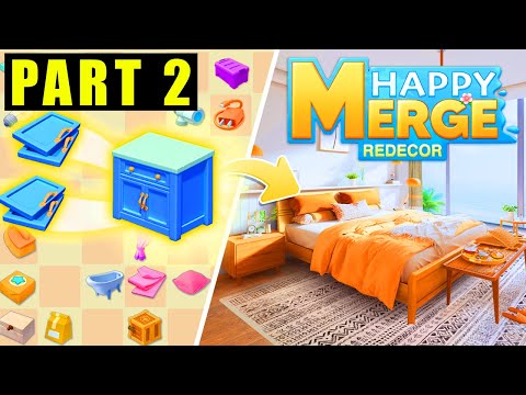 Happy Merge Redecor Part 2 Gameplay Walkthrough | Android Casual Game - YouTube