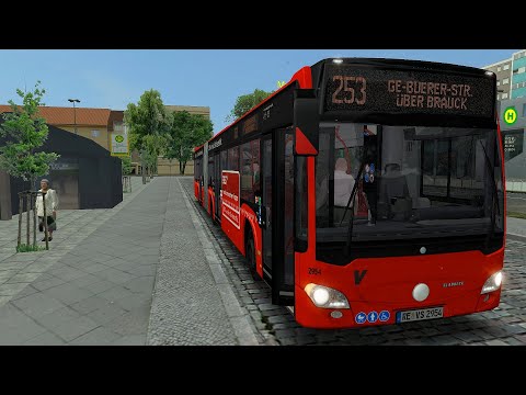 Omsi 2 Addon Projekt Gladbeck - Route 253 Dechenstrasse - GE-Buerer-Str (PC)