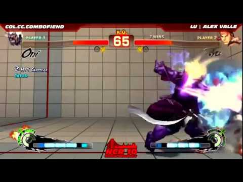 Alex Valle (Ryu) vs Combofiend (Oni) - SSF4 AE 2012