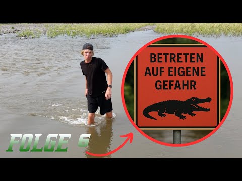 Krokodil Fluss durchqueren- Ultramarathon von Mexiko nach Kolumbien (Folge 6)