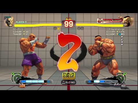 DC ZEUS [Sagat] vs. FragileGeorge [Zangief] | SSF4 AE