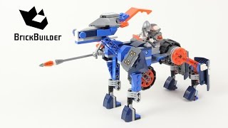 YouTube thumbnail: Lego Nexo Knights 70312 Lance's Mecha Horse - Lego Speed build