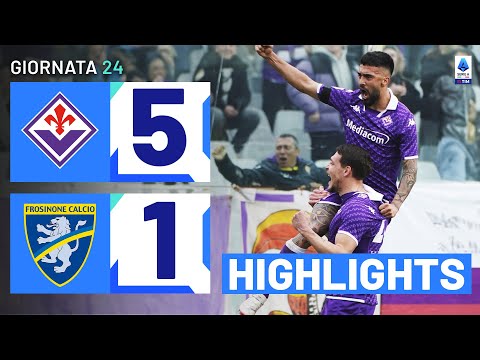Video highlights della Fiorentina vs Frosinone (5 a 1) - Giornata 24 - Fantacalcio e fantamedie