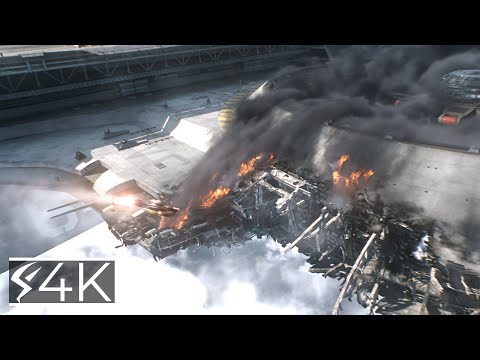 Helicarrier Attack (4K) The Avengers