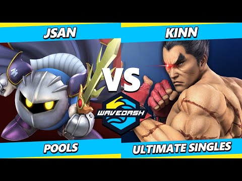 Wavedash 2023 - Jsan (Meta Knight) Vs. Kinn (Kazuya) Smash Ultimate - SSBU
