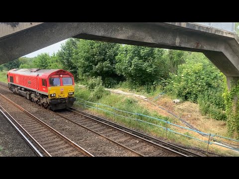 Class 66 | 66100 'Armistice 100 1918-2018' | DB Cargo UK | Light Engine