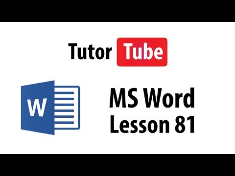 MS Word Tutorial Lesson 1 Interface Basics