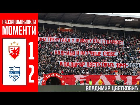 FK Crvena Zvezda Belgrad 1-2 FK Novi Pazar
