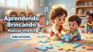 Playlist Gospel Infantil 🧩 Aprendendo com Jesus Brincando | BIBLIATOON