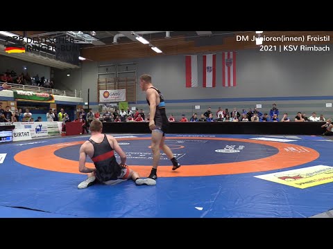 RINGEN DM 21 Junioren - FINALE 79kg Ansgar Reinke vs. Richard Schröder