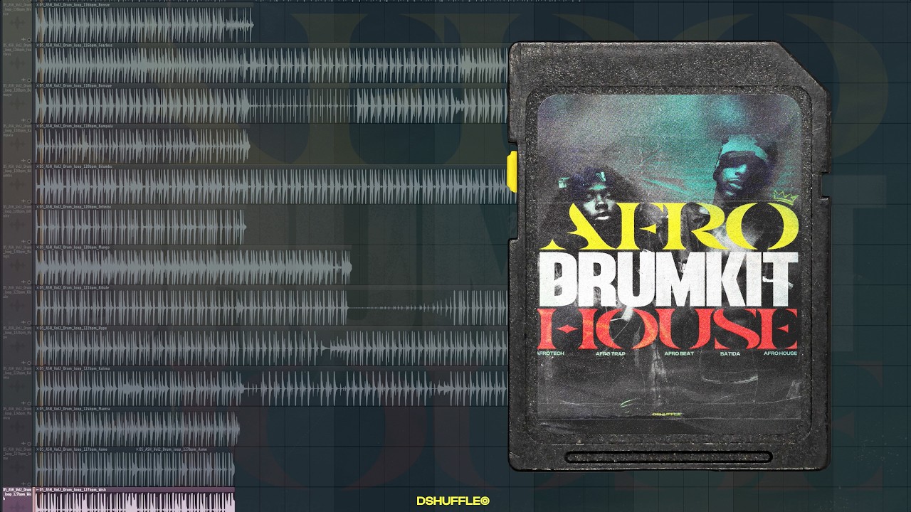 50 + FREE Afro House Drum Kit Vol. 1: WAV Samples, Loops & One-Shots