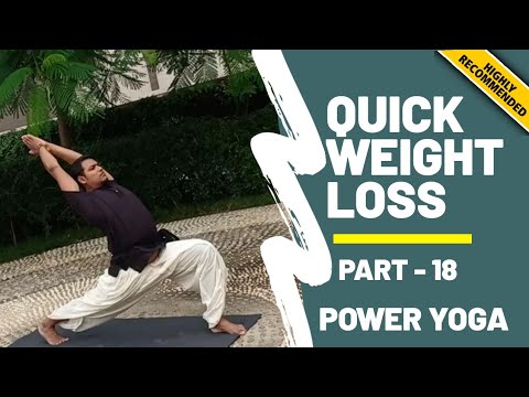 Power yoga | 10 kg weight loss |one minute yoga for weight loss I quick weight loss yoga Video