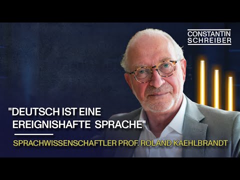 "German is an eventful language" Linguist Prof. Roland Kaehlbrandt